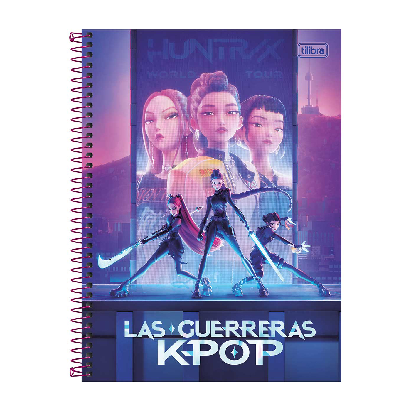 Tilibra Cuaderno Profesional 80 hojas espiral Guerreras