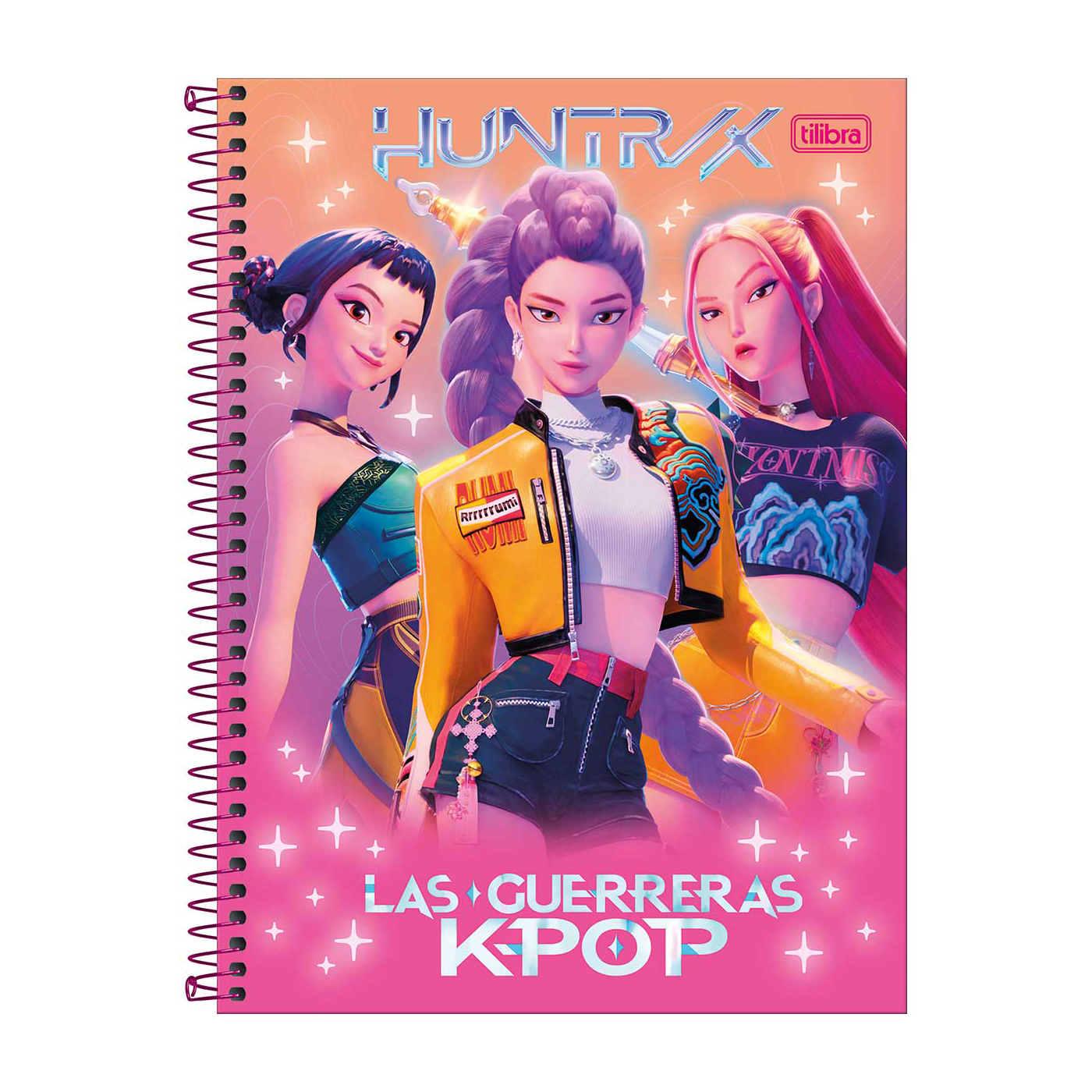 Tilibra Cuaderno Profesional 80 hojas espiral Huntrix